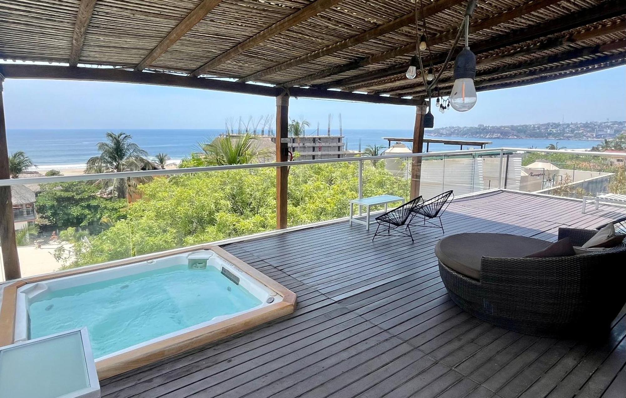 Hotel Aqualuna Cyclops Brisas de Zicatela Экстерьер фото